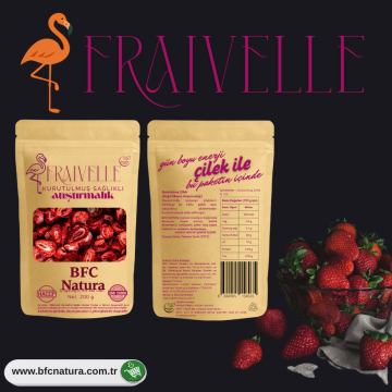 FRAIVELLE Snack de Fresas Deshidratadas - 200 g | Natural y Sin Aditivos