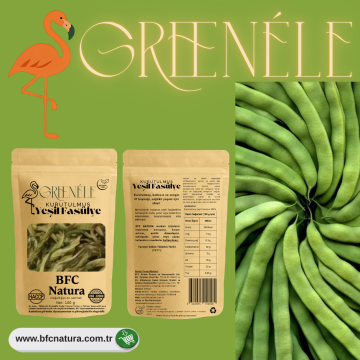GREENELE %100 Doğal Kurutulmuş Yeşil Fasulye | 100 g | Vegan ve Glütensiz