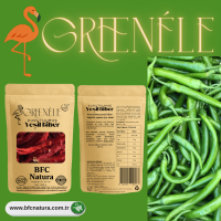 GREENELE Pimiento Verde Seco 100 % Natural | 100 g | Vegano y Sin Aditivos