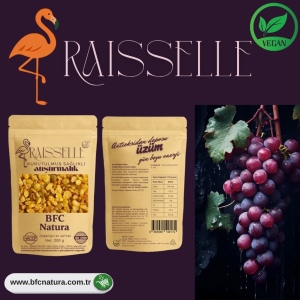 RAISSELLE Kurutulmuş Üzüm Atıştırmalığı – 200 g | Doğal ve Katkısız Tatlı