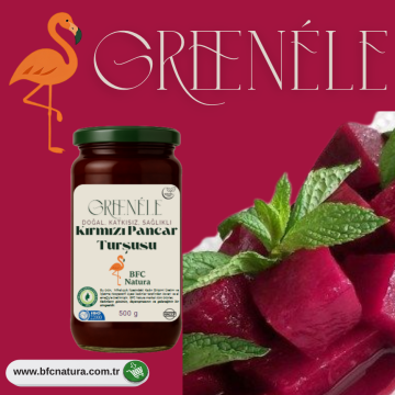 GREENELE Kırmızı Pancar Turşusu – 500 g | Doğal Fermente, Antioksidan Deposu