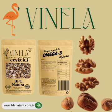 VINELA Nueces Naturales - 250 g | Doğal ve Katkısız
