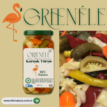 GREENELE Karışık Turşu – 680 g | Doğal Fermente