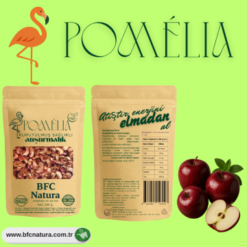 POMELIA Snack de Manzana Deshidratada - 100 g | Natural y Sin Aditivos