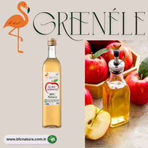 GREENELE Elma Sirkesi – 500 ml | Doğal, Filtresiz ve Katkısız