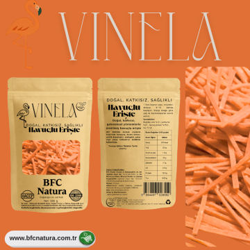 VINELA – Fideos Naturales con Zanahoria | 500 g